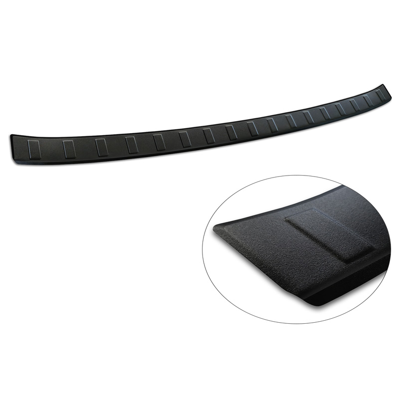 Matt Black Stainless Steel Rear bumper protector  Cupra Born 2021- 'Ribs'