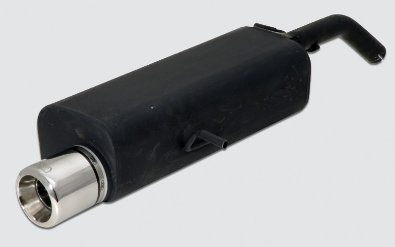 Einddemper Citroen C3 2002-2009 RVS eindstuk 100mm