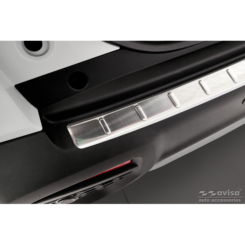 Stainless Steel Rear bumper protector  Suzuki S-Cross II 2022- 'Ribs'