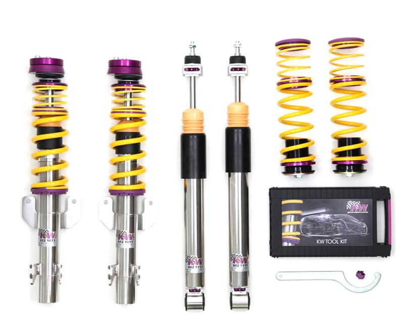 Coilover KW V3 inox VW Caddy SKN 2020-...2wd; California, Kombi