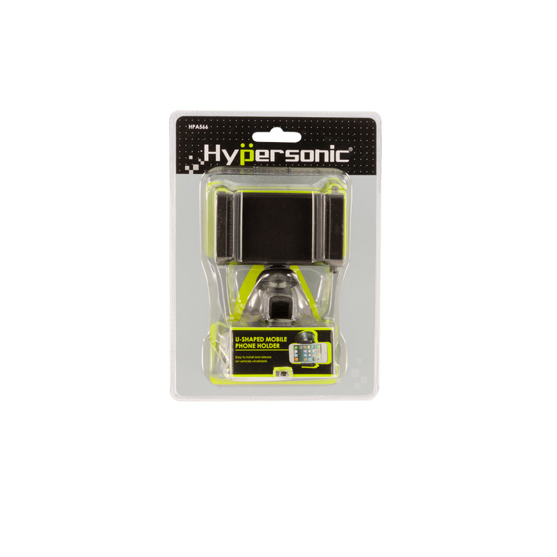 Universal U-Shape Smartphone Holder with Suction Cup 55-85mm