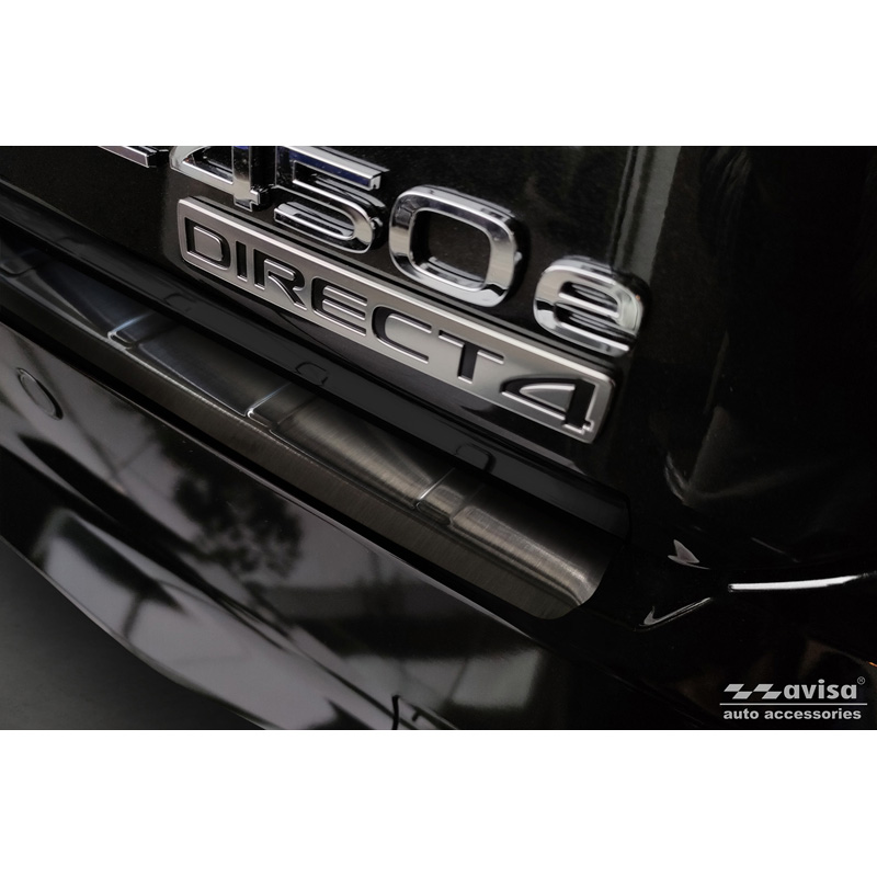 Zwart RVS Achterbumperprotector  Lexus RZ 2023- 'Ribs'