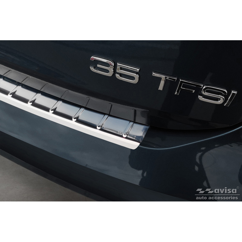 Stainless Steel Rear bumper protector  Audi A3 (8Y) Sportback 2020- 'Ribs'