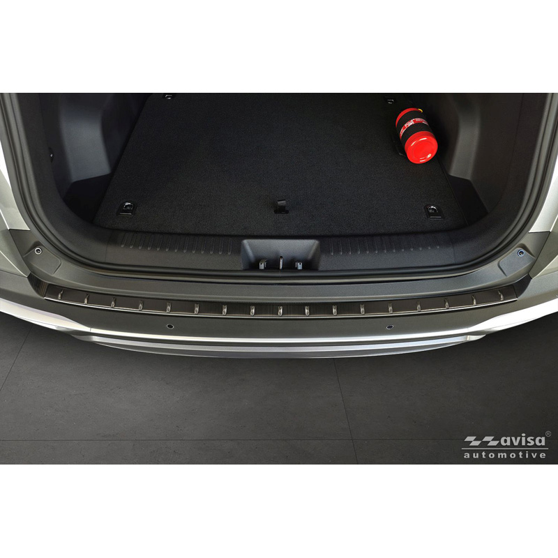 Avisa Black Stainless Steel Rear bumper protector  Omoda 5 2024- 'Ribs'