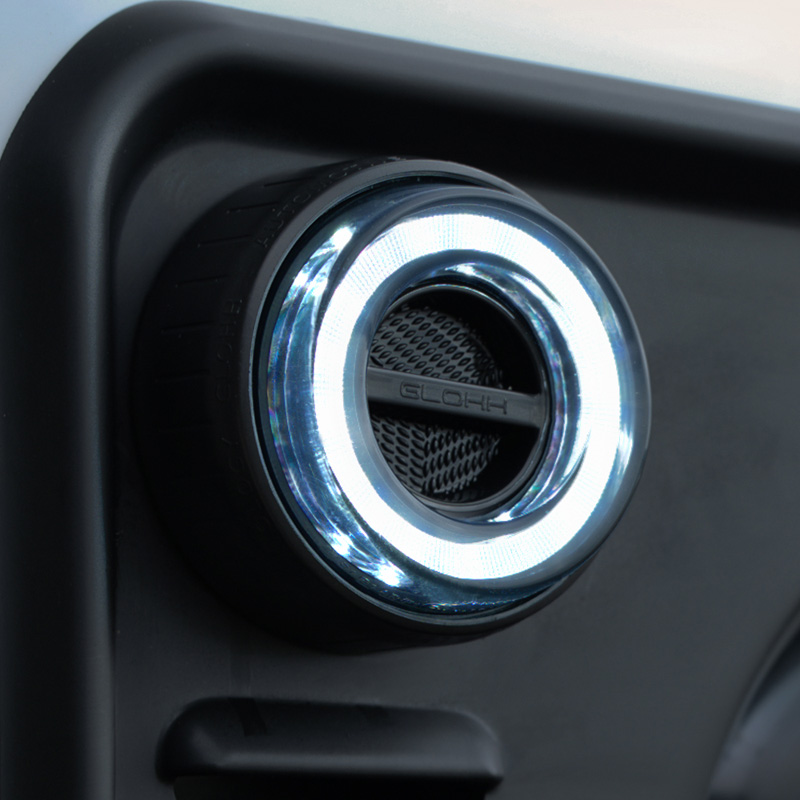 Glohh GL-2 LED Front Lights  Landrover 90/110 1983-1990 & Defender (LD) 1990-2016 - Clear (4-pieces)
