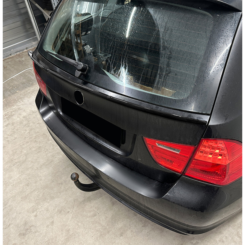 Lower mid  rear spoiler  BMW 3-Series E91 Touring 2005-2012 (ABS Glossy Black)