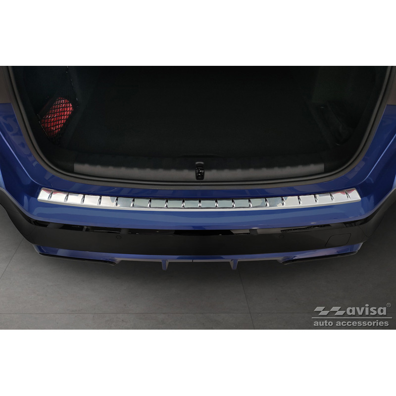 Stainless Steel Rear Bumper protector  BMW X1 U11 M-Sport 2022- 'Ribs'