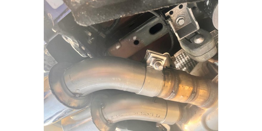 Sierstukken Volkswagen Golf 8 R 2x100 type 25 voor Originele Demper