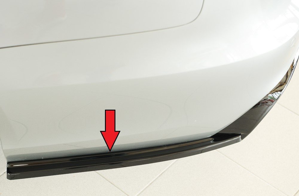 Achterzijdiffusers Audi A6 (4G/C7): 11.10-08 glans zwart