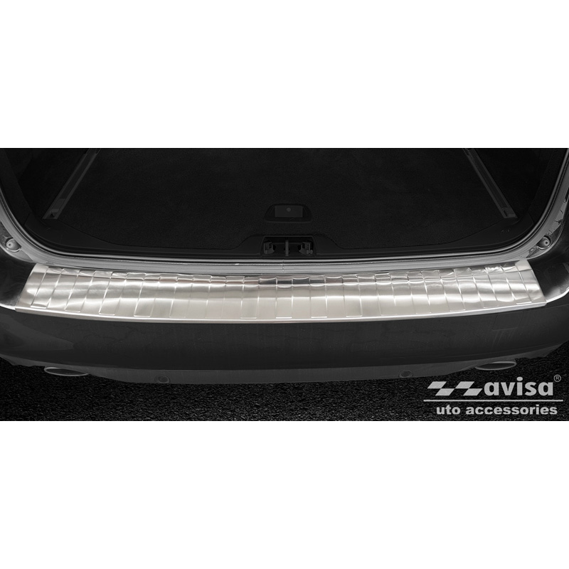 RVS Achterbumperprotector  Volvo V70 Facelift 2013-2016 'Ribs'