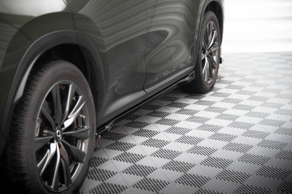 Zijskirts Lexus NX F-Sport Maxton Glans Zwart