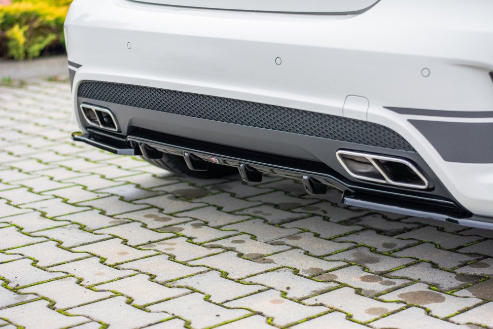 Diffusor Mercedes W176 A45 AMG Glans Zwart