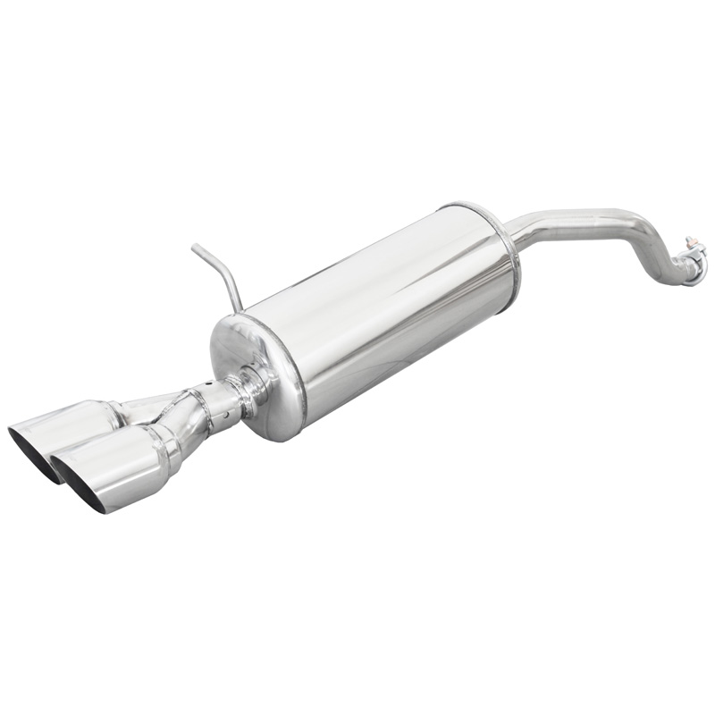 100% Inox Sport Exhaust  Renault Clio 4 1.2 75hp 2013- 2x80mm Racing
