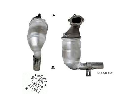 Opel AGILA 1.3TD CDTi 1248 cc 51 Kw / 70 cv Z13DT Magnaflow CAT
