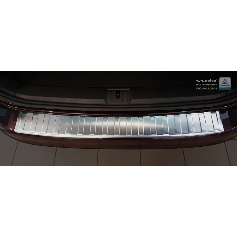 Stainless Steel Rear bumper protector  Volkswagen Passat 3G Variant 2014-2019 & 2019-2023 'Ribs'
