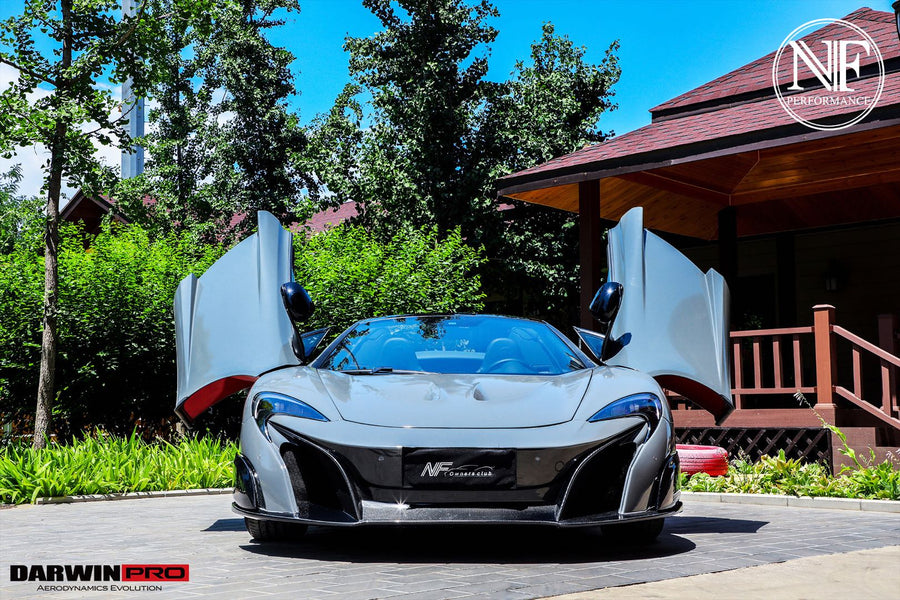 McLaren 650S 675LT Style Deels Carbon Fiber Voorspoiler 2014-2017