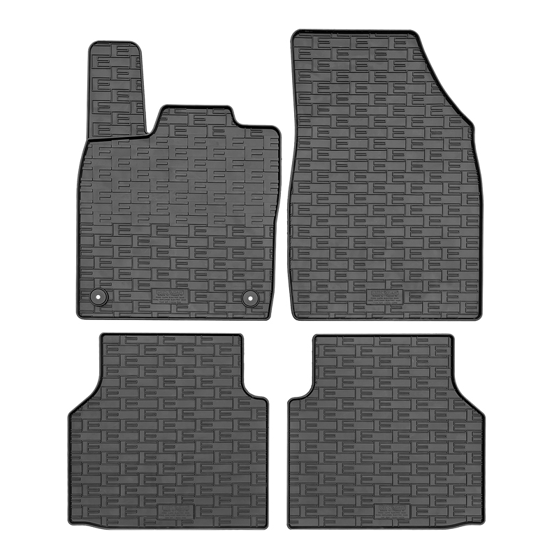 CIKCAR Rubber car mats set  Ford Explorer EV (CX740) 2024- & Capri EV (CX740L) 2024- (4-pieces + fixing system)