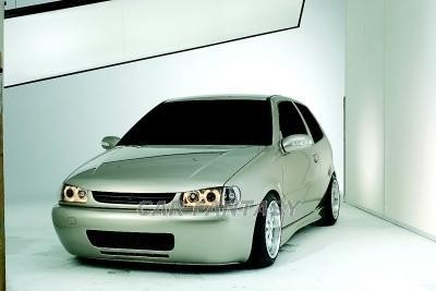 Grill without logo VW Polo 6N black