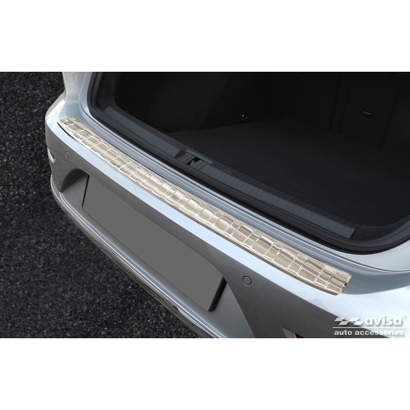 Stainless Steel Rear bumper protector  Volkswagen Arteon Shooting Brake incl. eHybrid 2020- 'Ribs'