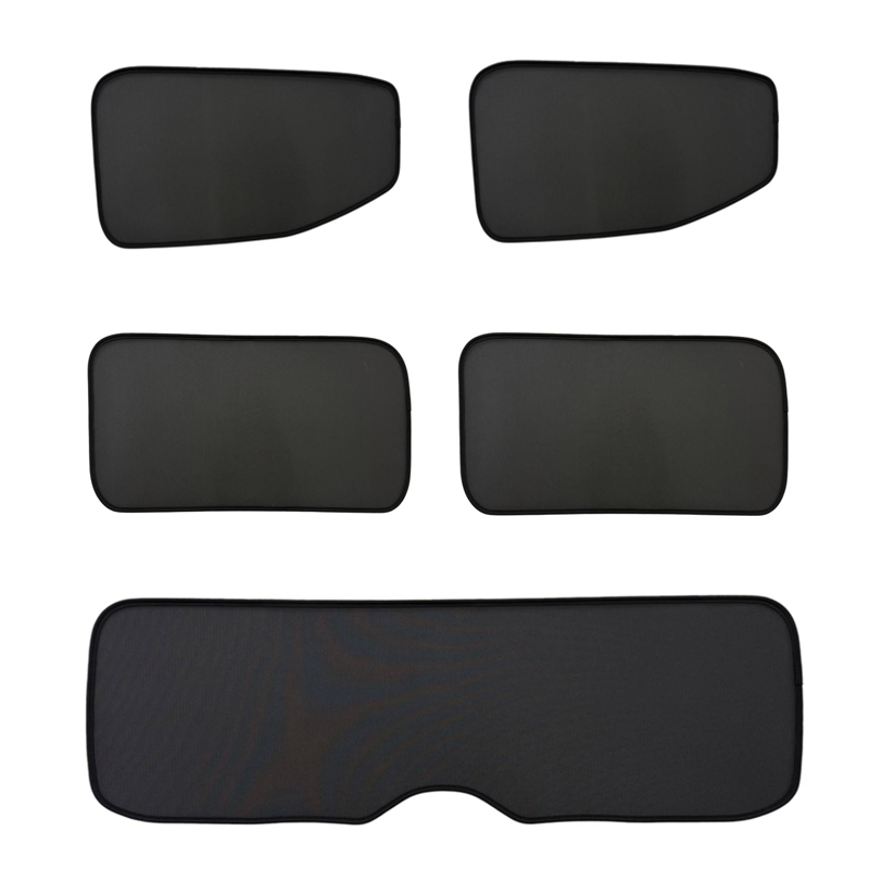 SunClip Protection visuelle & solaire sur mesure pour Volkswagen T7 Caravelle (L1) 2024- & Ford Tourneo Custom (L1) 2023- sans vitres entrebâillantes
