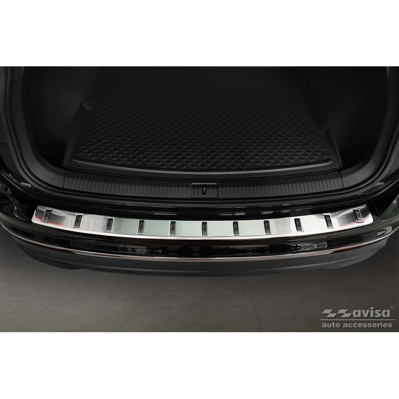Stainless Steel Rear bumper protector  Volkswagen Tiguan II 2016-2020 & Facelift 2020-2024 'STRONG EDITION'