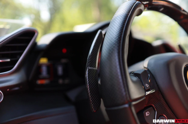 Ferrari 488 GTB/Spyder Dry Carbon Fiber F1 Flippers 2015-2019