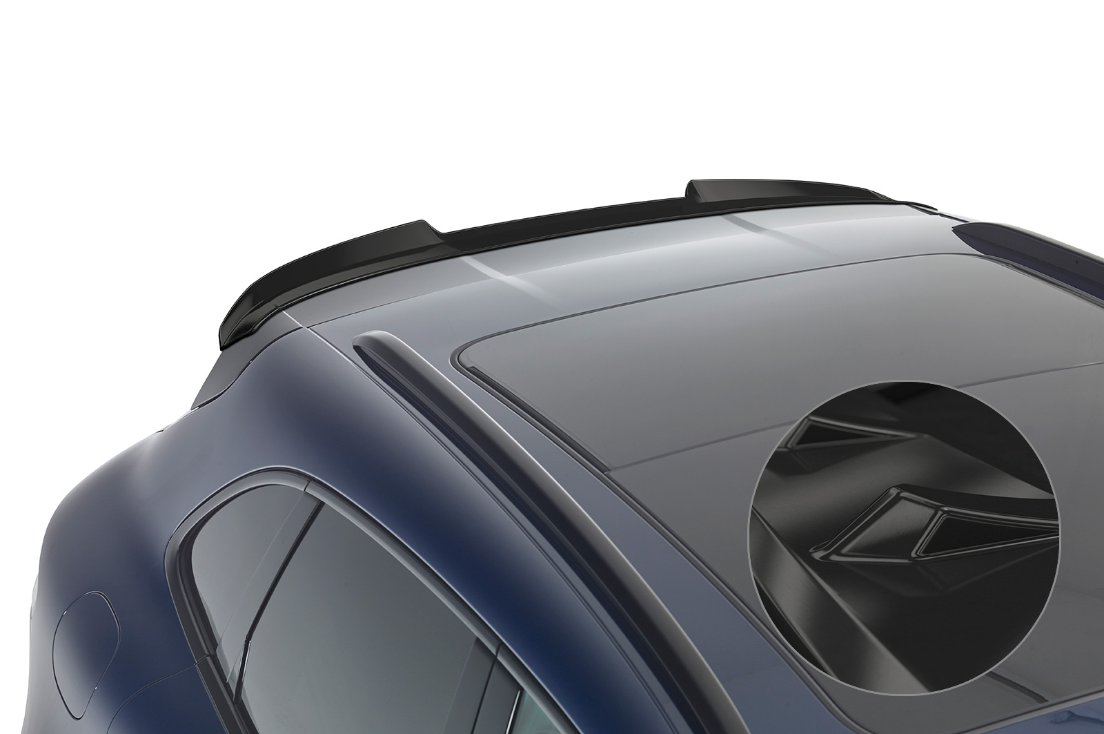 Spoiler Porsche Macan CSR glans Zwart