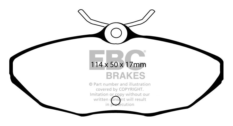 EBC Brakes JAGUAR S-Type 4.2 2002-2006 Remblokken achterzijde