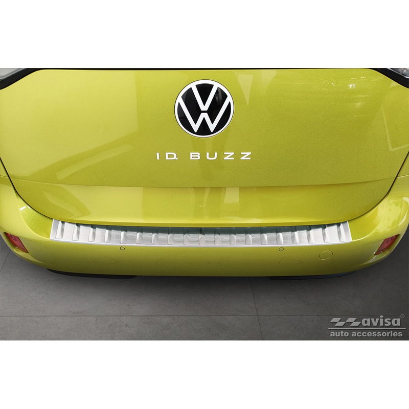 Stainless Steel Rear bumper protector  Volkswagen ID.Buzz + Cargo 2022- 'Ribs'