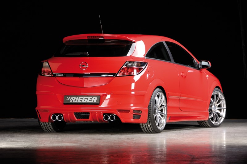 Achterbumper Diffusor met uitsparing voor enkele einddemper links Opel As