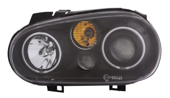 Koplampen VW Golf IV Angel Eyes CCFL zwart