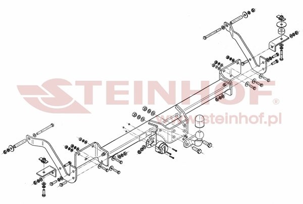 Trekhaak Fiat Ducato Pick-Up (incl. L4/XL) 03/2014-....