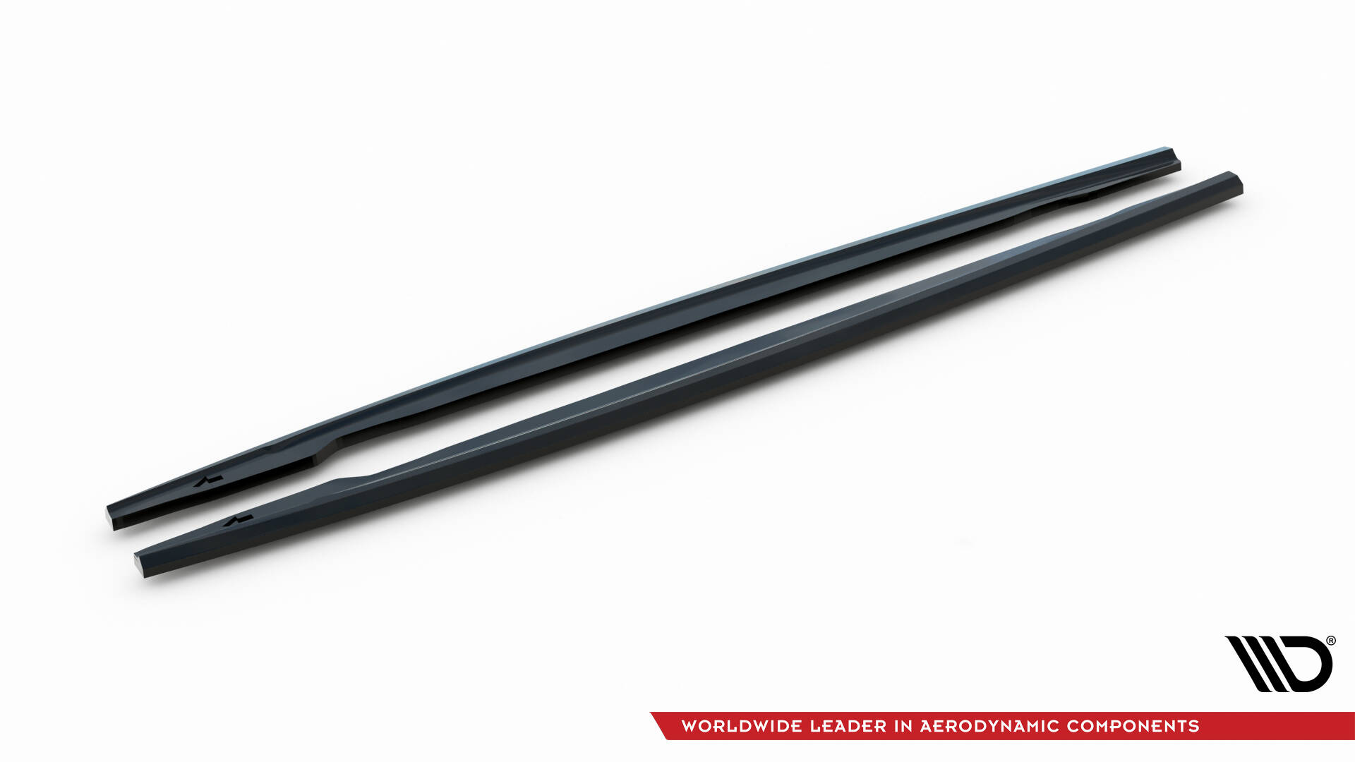 Zijskirts BMW 1 E82 Glanzend Zwart Maxton