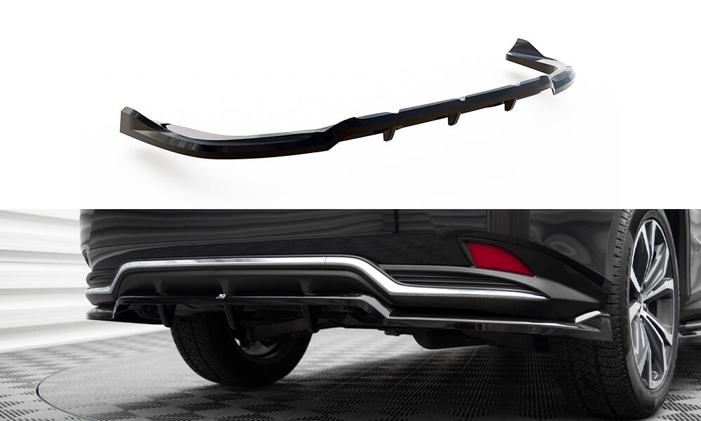 Diffuser Lexus RX Mk4 Facelift 2019 -  2022 Maxton Glans Zwart