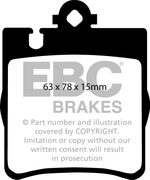 EBC Brakes MERCEDES E-Class (W210) E270 TD 99-2002 Remblokken ac