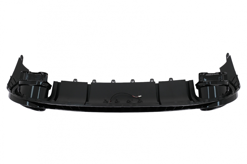 Diffuser Audi S3 Hatchback 8Y RS-Look Zwart met sierstukken