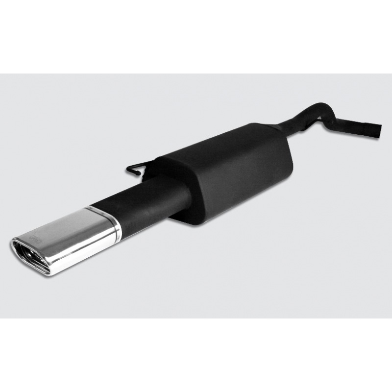 Sport exhaust  Volkswagen Bora 1.4i 55kW/1.6i 74/75/77kW/1.8i 20V 92kW/1.8T 110kW/2.0i 85kW/1.9SDI 50kW/1.9TDI 66/74/81/85/96/110kW/2.3i V5 110/125kW 1999-2005 145x75mm