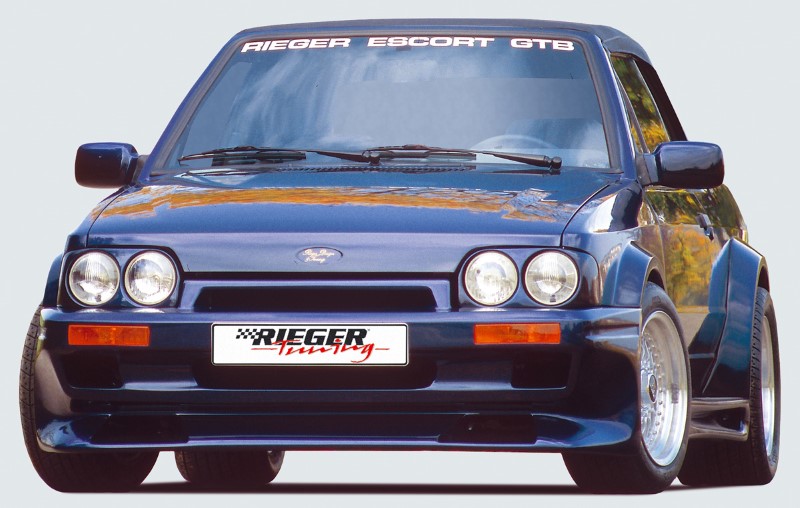 Voorbumper Ford Escort 3 Bredereversie l Polyester Rieger