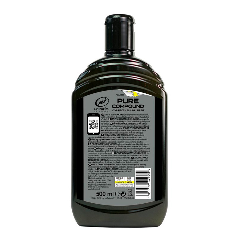 Turtle Wax 54138 Hybrid Solutions Pure Compound 500ml