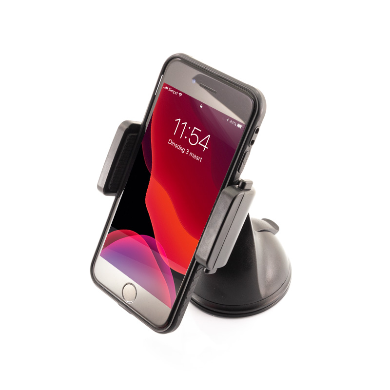 Universal U-Shape Smartphone Holder with Suction Cup 55-85mm