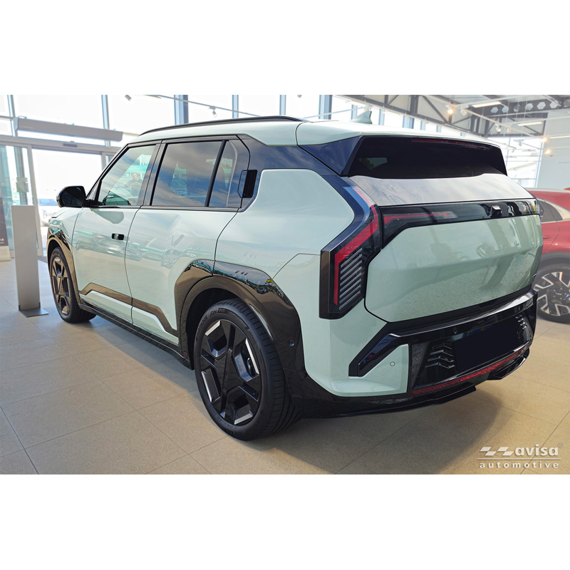 Avisa Stainless Steel Rear Bumper Protector  KIA EV3 GT 2024- - Black - 2-pieces