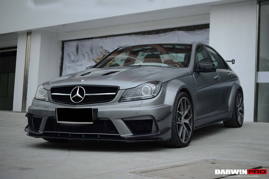 Mercedes Benz W204 C63 AMG Sedan BKSS Style Carbon Wide Full Body Kit 2012-2014