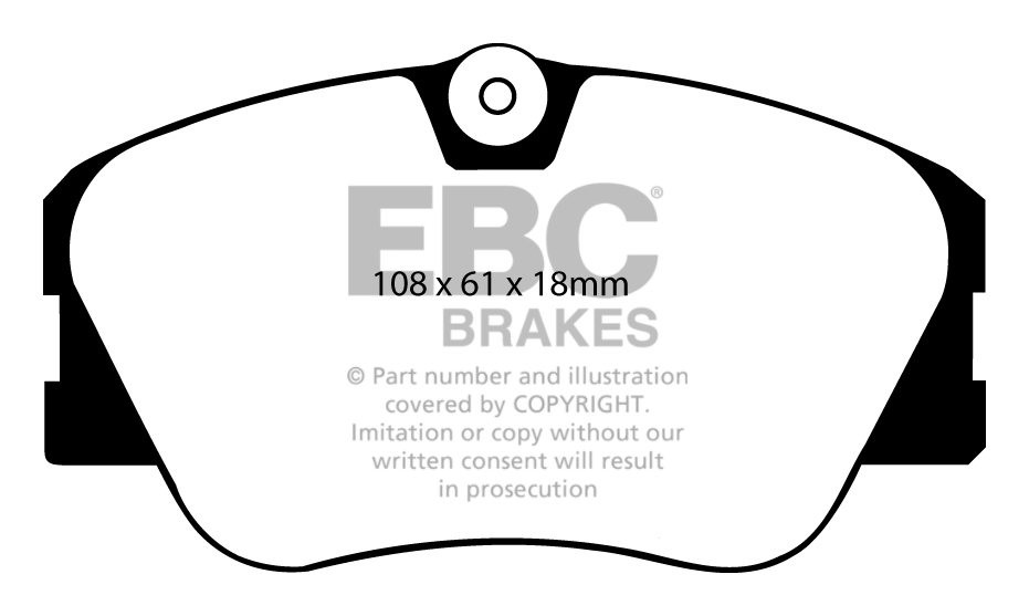 EBC Brakes MERCEDES E-Class (W124) E250 D Station 93-95 Remblokk