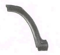 spatbord, achterste gedeelte, links,-09/1991 Ford Transit, 1986-