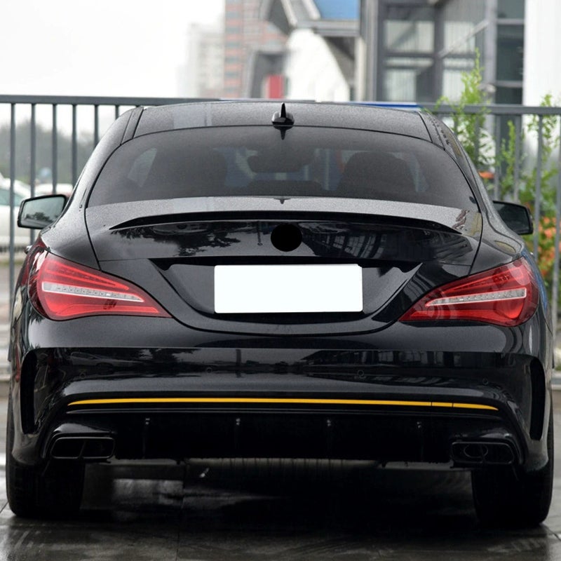 Rear spoiler  Mercedes CLA C117 Coupe 2013-2019 (ABS Glossy Black)