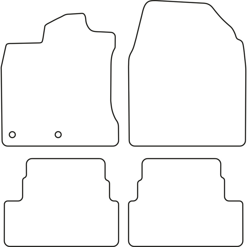 Automatten  Nissan Qashqai 2007-2014