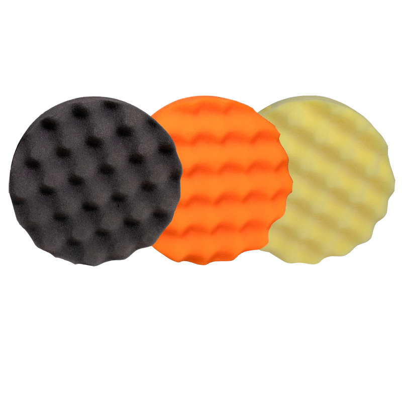 Gecko Polishing pads waffle 150mm 3-pieces