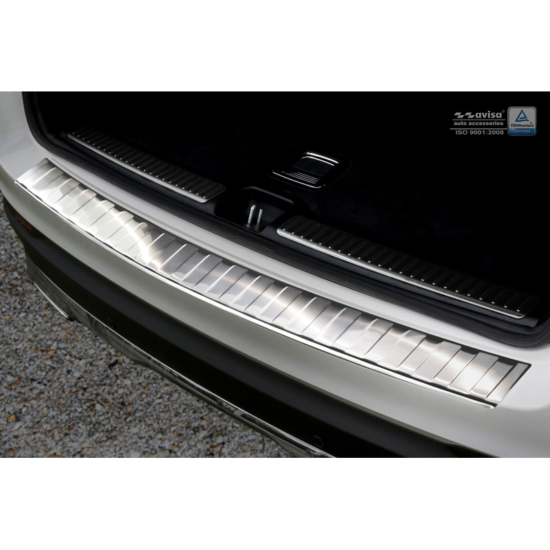 Stainless Steel Rear bumper protector  Mercedes GLC 2015-2019 & FL 2019- 'Ribs'