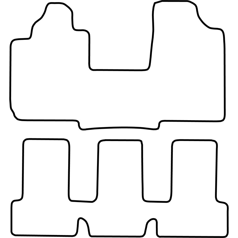 Automatten  Fiat Multipla 1998-2007
