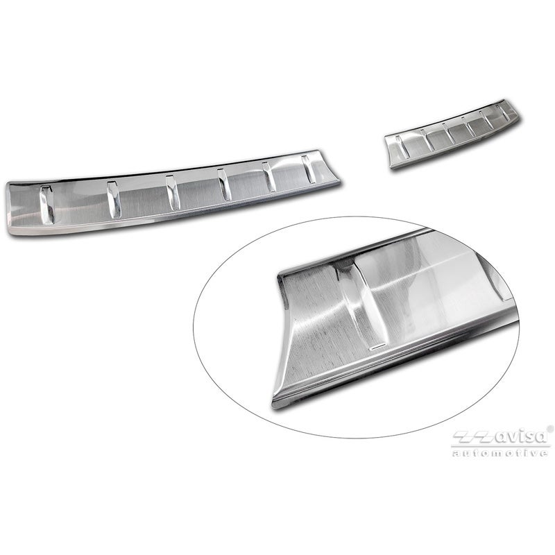 Avisa Stainless Steel Rear Bumper Protector  Leapmotor C10 2024- - Silver - 2-pieces